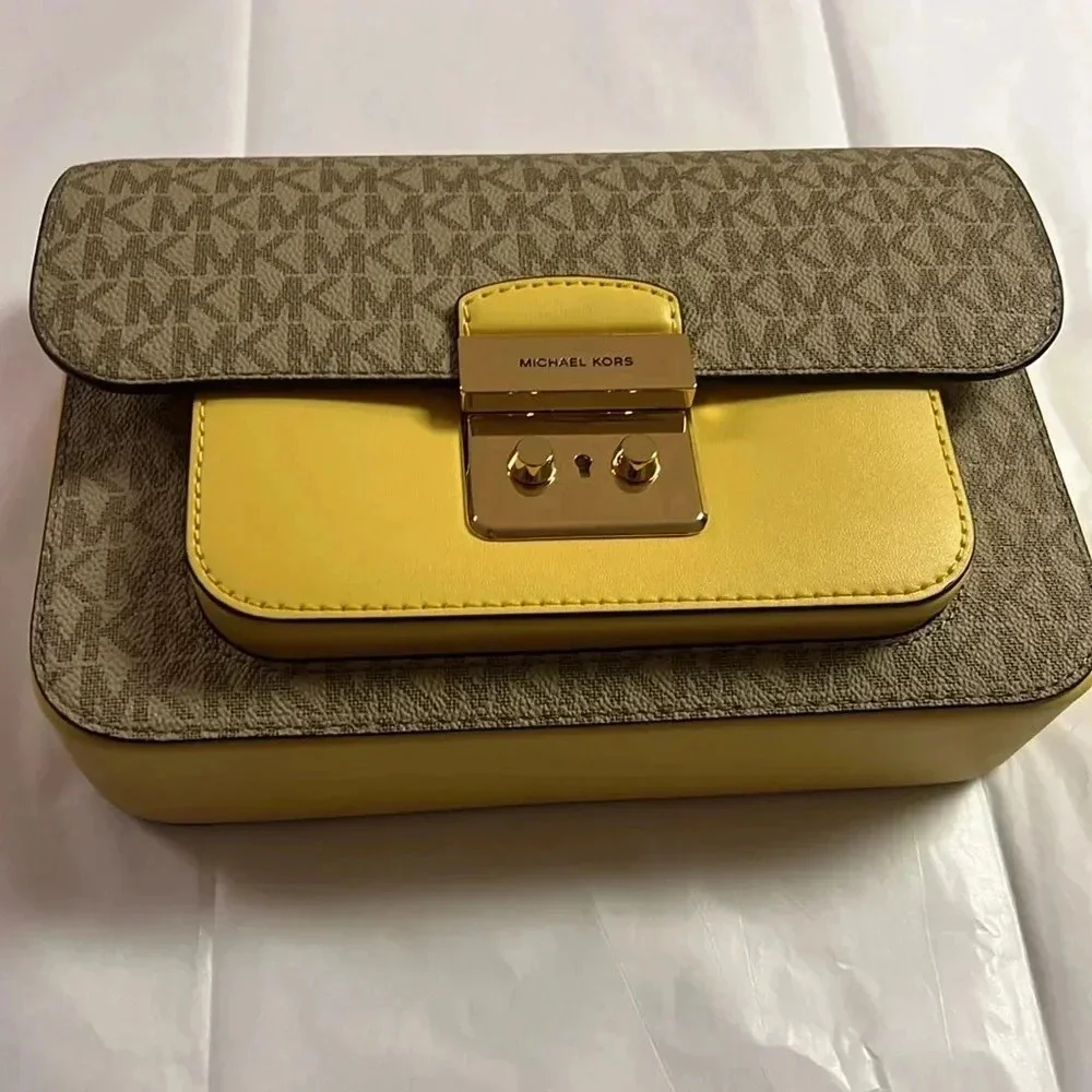 - NWT beautiful yellow leather